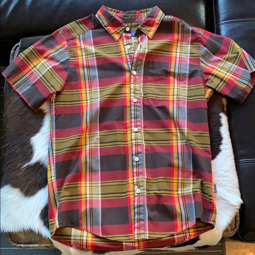 Button up Patagonia Plaid shirt BRAND NEW